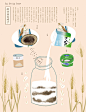 酸奶燕麦罐子 | biiig bear - 原创作品 - 涂鸦王国插画