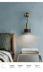 卧室床头壁灯北欧风格全铜极简镜前灯创意轻奢现代简约过道墙灯具-tmall.com天猫