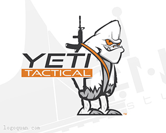 标志说明：雪人战术logo设计欣赏。