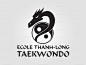 Création du logo Ecole Thanh-Long Taekwondo : Pour ses vingt années d’existence, l’Ecole Thanh-Long Taekwondo (littéralement « temple du dragon ») a confié la réalisation de son nouveau logo à Farouk Nasri, graphiste webdesigner freelance. Le dragon, symb