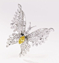 Diamond Butterfly Brooch, Bulgari: