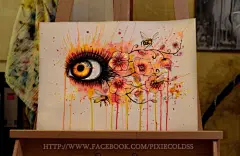 十一张关于眼睛的彩色手绘作品分享 - 插画图片_插画师_插画壁纸_场景插画_yidodo.net - 意兜兜