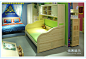 松堡王国 书架功能床SP-C307S型号 芬兰松木 倒圆角工艺 儿童家具