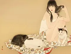 原来日本的浮世绘还有这种风格的，笔下的美人美的不可方物！ : 说到日本的艺术，最让大家有印象的应该是“浮世绘”吧。浮世绘，构图简洁明快，重点突出，一副副作品总能给人留下深刻的印象。 浮世绘，或是被刻在木板上，用来多次印刷；或者直接由名家手绘而成；另外，它还曾经被用