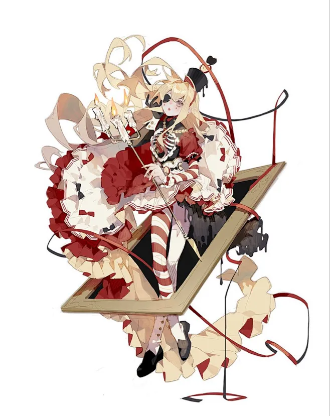 少女立绘-花瓣网