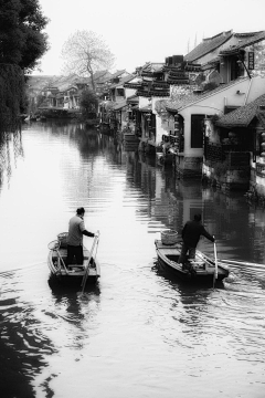 弄棍背刀采集到水墨画