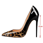 ZK high heels shoes 12cm超高跟细跟女鞋尖头浅口时装女鞋欧码-淘宝网