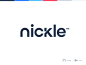 Nickle Logo负空间负面展开房屋房产房门钥匙品牌品牌标志镍