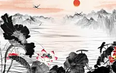 春花 水墨画电脑壁纸