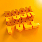 Creative Typography Artworks by Mat Brown | Daily design inspiration for creatives | Inspiration Grid