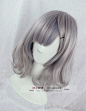 Sweet Japanese Harajuku Style Light Grey X Silver Blue Blend Lolita Cu