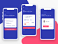 Taxi Mobile Application uxd ui. concept colourful ios mobile app app taxi