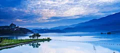 蓝色湖光山色风景背景背景图_新图网 https://ixintu.com 蓝色 湖光山色 风景 远山 云海 旅游 湖泊 海面 海岛 背景 海报banner 摄影