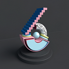 七%采集到三维  C4D 立体