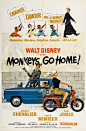 Mega Sized Movie Poster Image for Monkeys, Go Home! (#1 of 2)