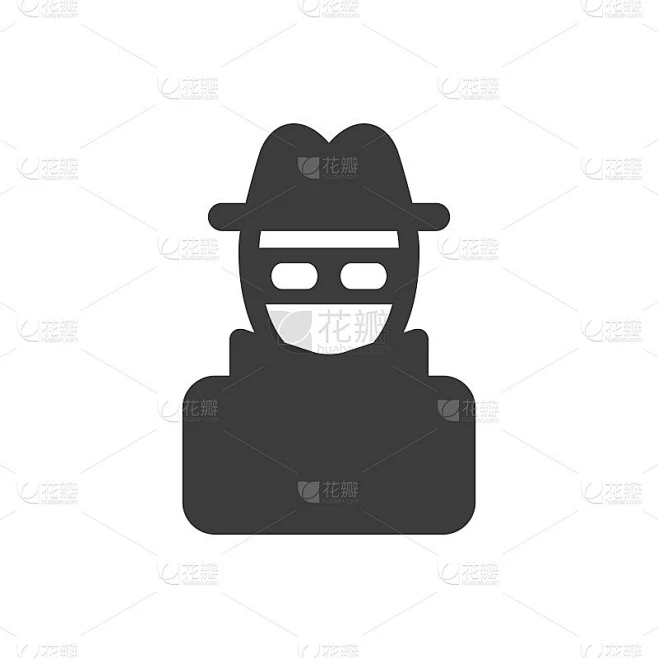 小偷图标素材-花瓣网