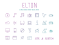 Elton icon set - 图翼网(TUYIYI.COM) - 优秀APP设计师联盟