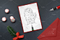 圣诞节节日主题设计插画素材合集 Christmas Holidays One Line – 设计小咖