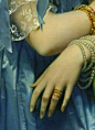 Princess Albert de Broglie  detail ~ Jean Auguste Dominique Ingres ~ 1853