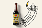 Dado Bier Craft American Lager 啤酒品牌LOGO/VI形象设计 ​​​​ #logo设计集# ​​​​