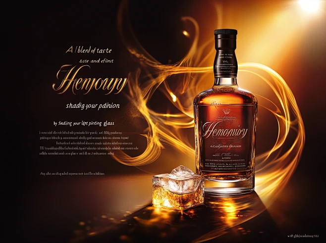 edinaz1_a_beautiful_and_dramatic_ad_for_A_blend_of_taste_and_de ...