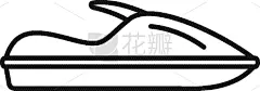轮廓,水,喷水推进艇,时尚,计算机图标,男人,夏天,黑色,友谊,迅速