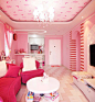 粉色小客厅装修效果图欣赏