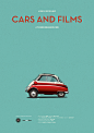 Cars And Films #6 : A series of posters about cars and films. It's a project which shows my personal view of some of the most famous iconic cars in the history of cinema and the tv series.