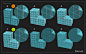C4D 建模 布线结构