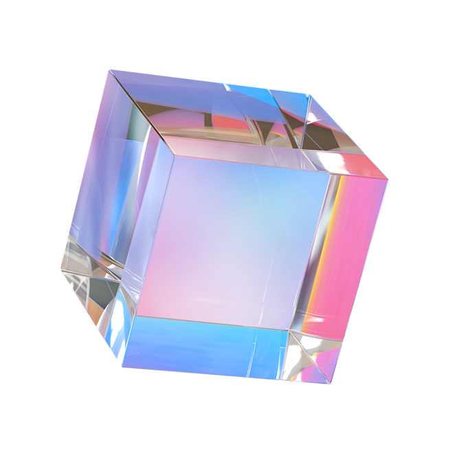 3D玻璃几何炫彩宝石元素C4D装饰PNG...