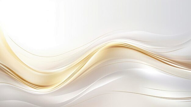 Abstract gold and wh...