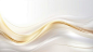 Abstract gold and white wave background