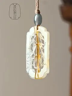 「岁寒·金竹·海棠佩」——雪夜修竹，挑灯夜读。