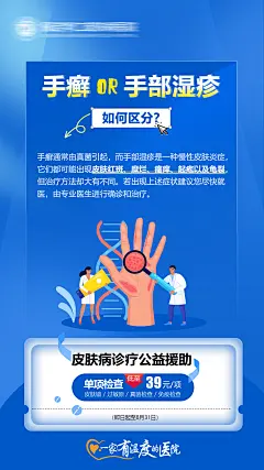 皮肤科普湿疹小知识海报-设计素材-shejisc.cn