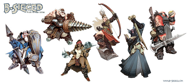 B-SIEGED Board game ...