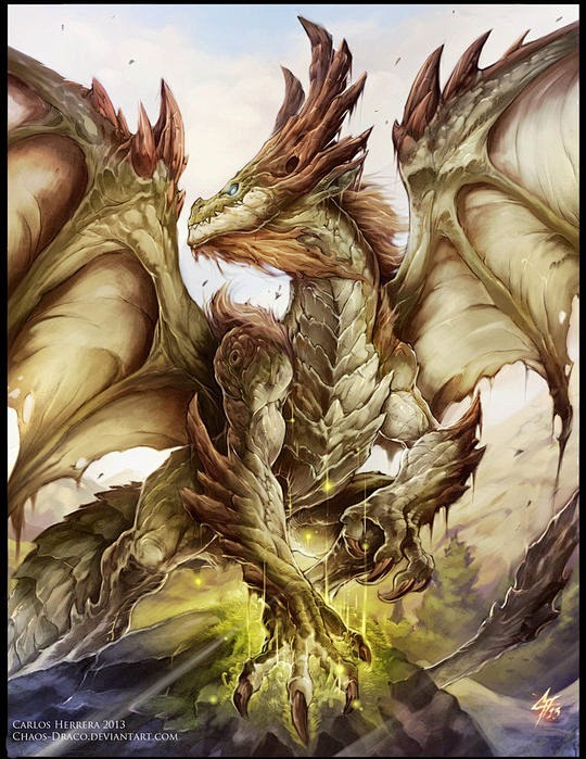 Carlos Herrera幻想狂龙插画...