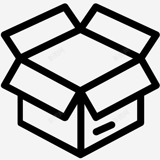 快递开箱包装图标 设计图片 免费下载 页面网页 平面电商 创意素材