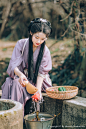农家_人像_颇可网,无锡,人像,女孩,汉服,农家,劳作