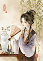 秦淮旧梦之柳如是_LaoMiao老喵__插画师作品_涂鸦王国gracg.com