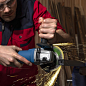 Amazon.com: 角磨机，G LAXIA 6A（750W）4-1/2英寸（约11.4厘米）电动角磨机，带侧手柄，1个磨轮和1个切割轮，用于去除油漆和砂浆，切割和研磨: Home Improvement