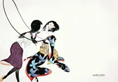 日本SAYAKA古典风格插画作品(4) #采集大赛#