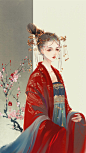 囍服、凤冠霞帔古风