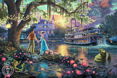 Cand7123采集到风格艺术家-Thomas kinkade(油画)