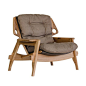 家俱设计·沙发椅·椅子Benjamin Armchair by Sergio Rodrigues 
