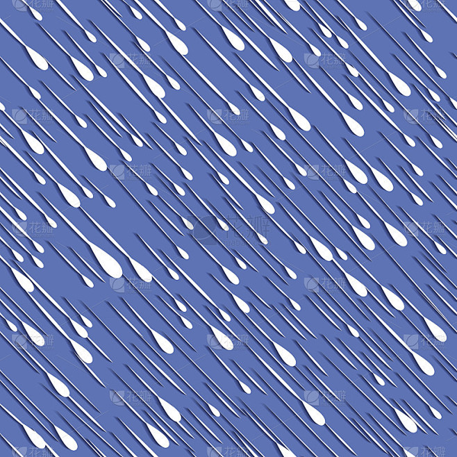 雨无缝背景天气矢量图