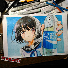 梦见岛采集到水彩马克笔