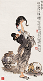 [转载]上海宝山．顾炳鑫的人物画欣赏（２）