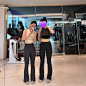 Photo by @a_jiniya on May 02, 2024. May be an image of 4 people, activewear, sportswear, sweatpants, top and turtleneck.