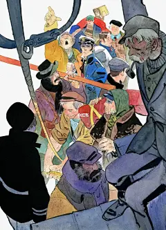 灵感森林 | 笔触潇洒的美漫风格插画
