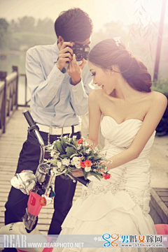 菜芽、采集到最幸福的事就是和爱的人照一组婚纱照